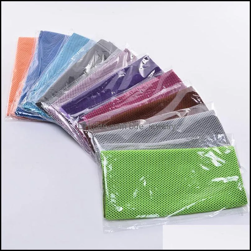 summer outdoor sports ice cold towel scarf running yoga travel gym camping golf sportss cooling towel neck wrap inventory wholesale