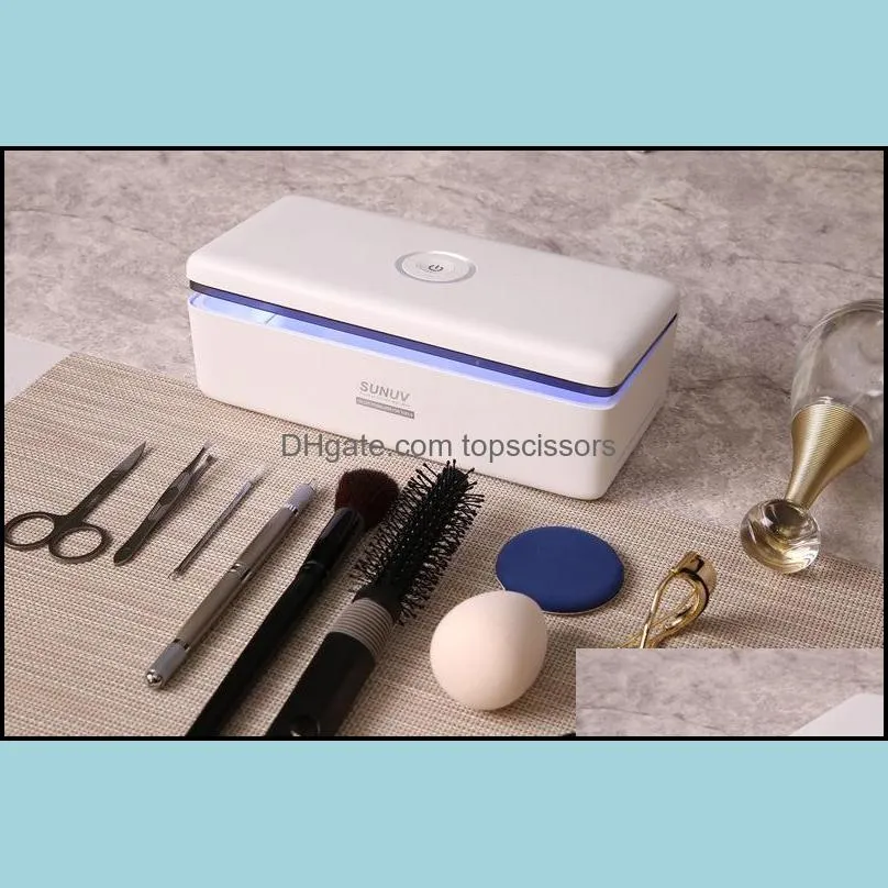 uv sterilizer box beauty tools sterilizer storage box s1 s2 portable disinfection box for salon nail art tools