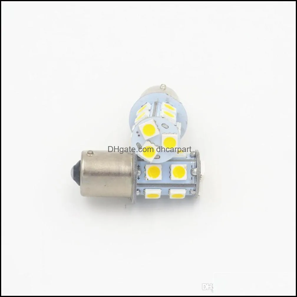 10pcs ice blue red amber white 1156 g18 ba15s p21w 13 5050 led smd turn signal rear light bulb lamp 12v