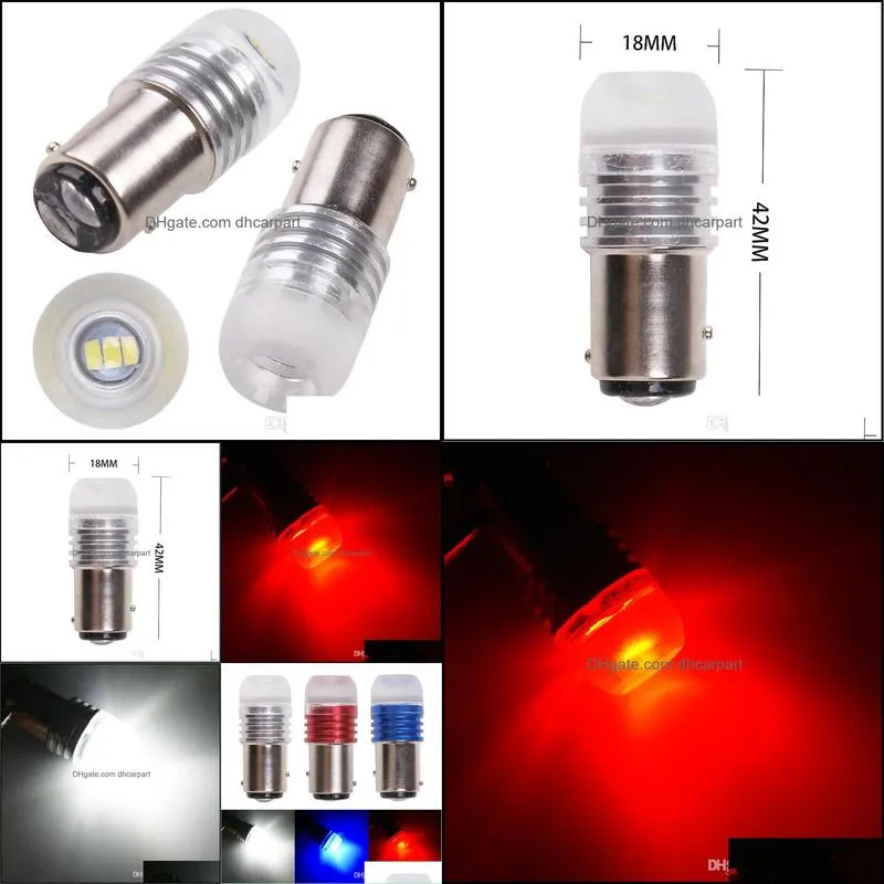 2pcs strobe 1157 led bay15d p21/5w 5630led flash light brake blink light lamp bulb red white blue auto brake tail stop light