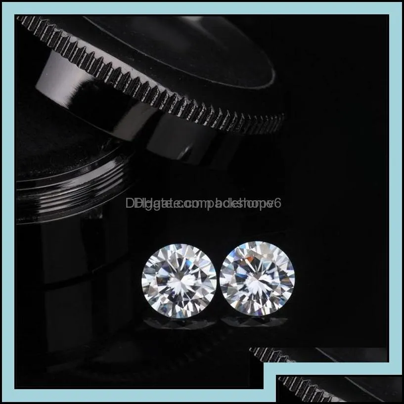 loose diamonds jewelry high quality 3ex cut round 1 12 8mm fire grade moissanite diamond 1ct/lot279c drop delivery 2021 dhcbr