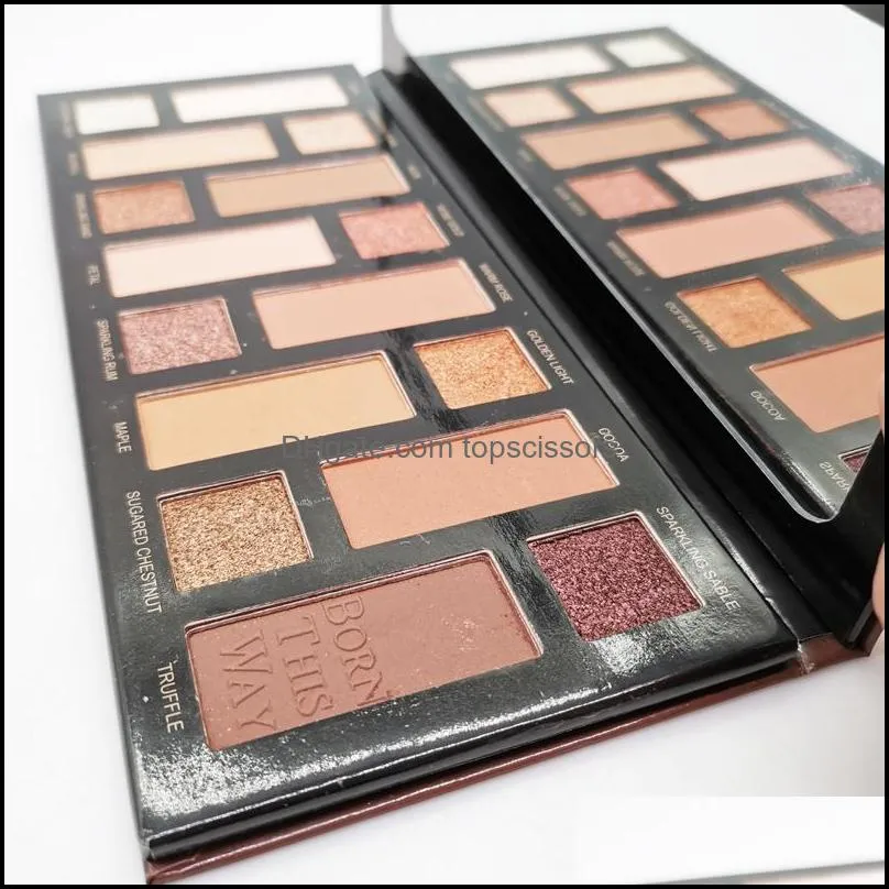 makeup eyeshadow palette born this way the natural nudes palette 16 colors eye shadow shimmer matte eyeshadows palettes