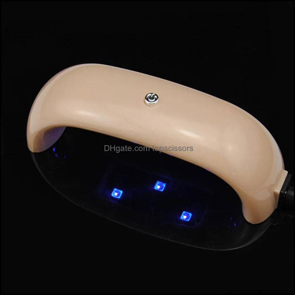 Rainbow Mini LED Nail Dryer 9W USB Portable Nail Lamp for UV Gel Polish Curing