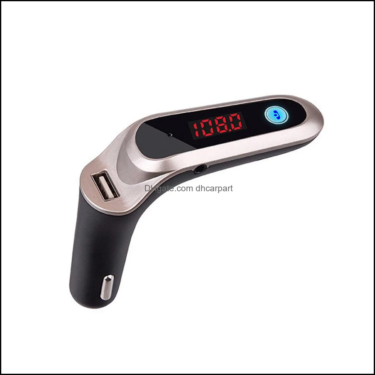 car bluetooth kit fm transmitter 3 5mm wireless aux port radio adapter usb  mp3 player