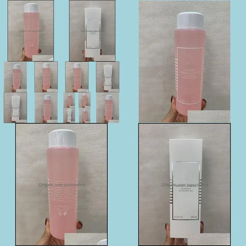 hot selling famous brand lotion tonique aux fleurs 250ml skin care pink essence