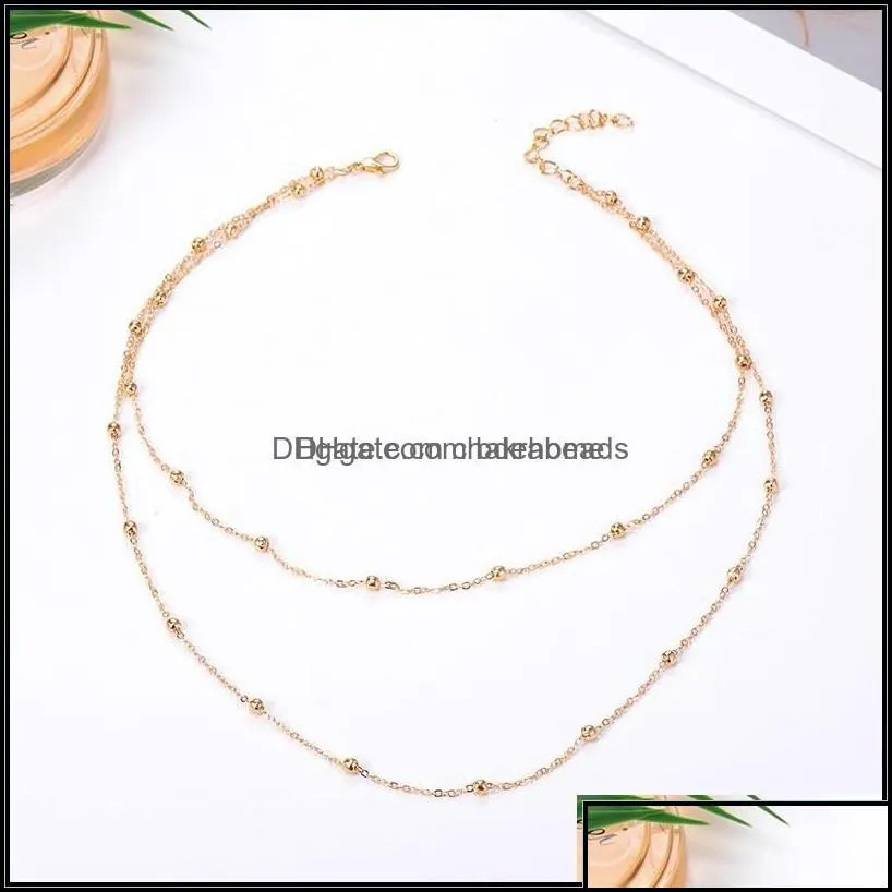 sier choker necklace women bead chain gold necklaces jewelry chakrabeads dhi3w