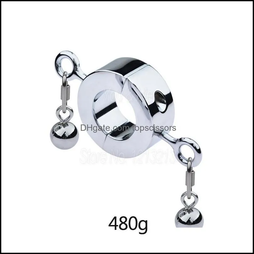 metal penis ring male testicle ball stretcher scrotum cock locking heavy duty pendant weight bdsm for men cockrings