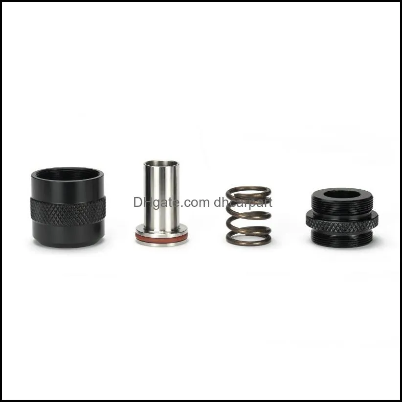 3 lug trilug mount quick detach stainless steel piston booster 13/16x24 to 1 375x24 tpi ring 1/228 or 5/824 muzzle brake for modular solvent