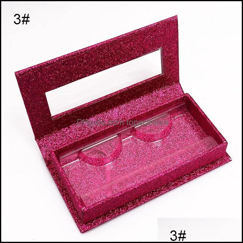 wholesale eyelash packaging box rectangular eyelash box 3d mink hair highend magnet box multiple colors optional dhs shipping
