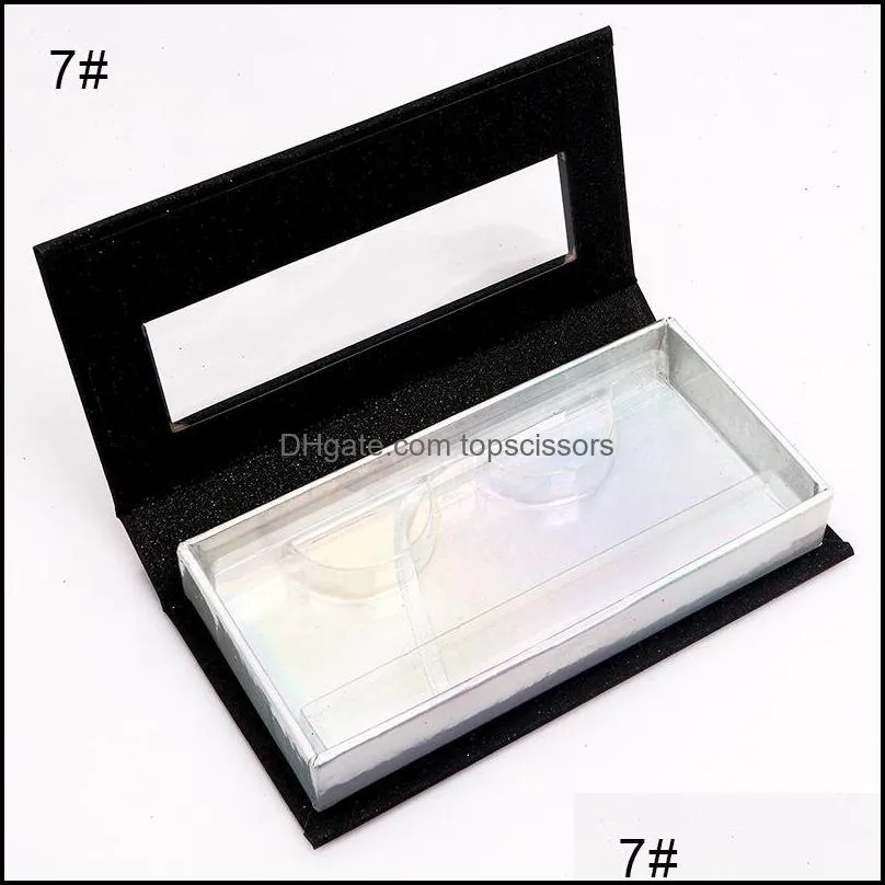 wholesale eyelash packaging box rectangular eyelash box 3d mink hair highend magnet box multiple colors optional dhs shipping
