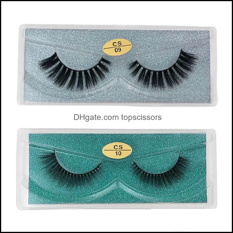 wholesale 3d faux mink eyelashes natural look eyelash wispies soft long eyelash extension for makeup eye lashes beauty tools