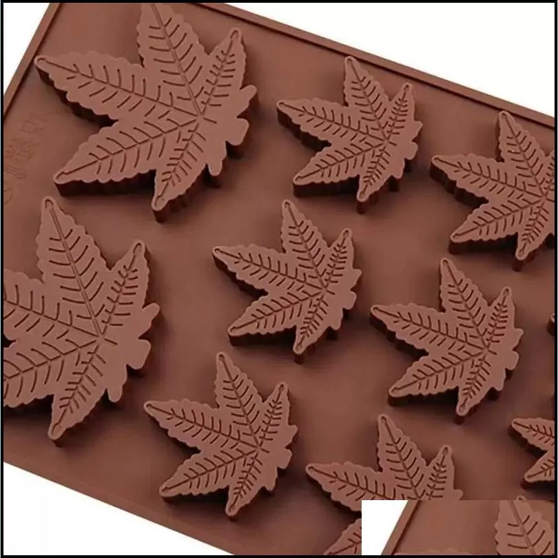 maple leaf baking moulds diy molds size biscuit jelly mold silicone chocolate mold fy5441