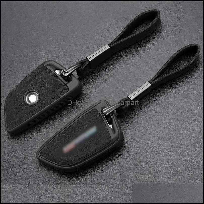 leatheraddtpu car key case cover shell for x1 x3 x5 x6 x7 1/3/5/6/7 series g30 g20 g32 g11 f20 z4 f48 f39 g01 g02 f15 f16 g07