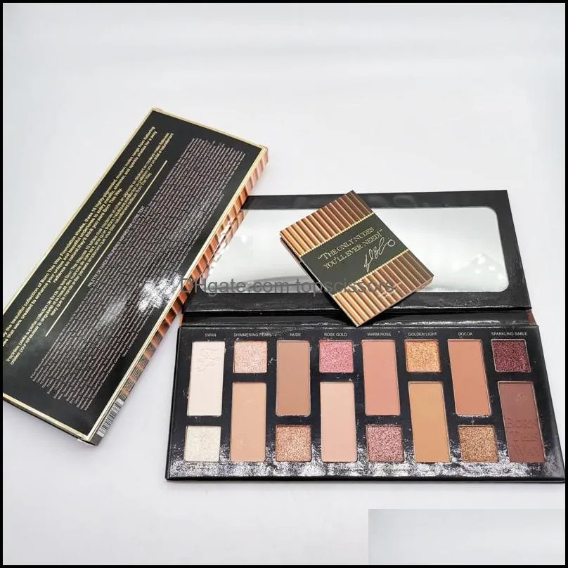 new makeup palette 16 colors eye shadow born this way the natural nudes palettes shimmer matte eyeshadow