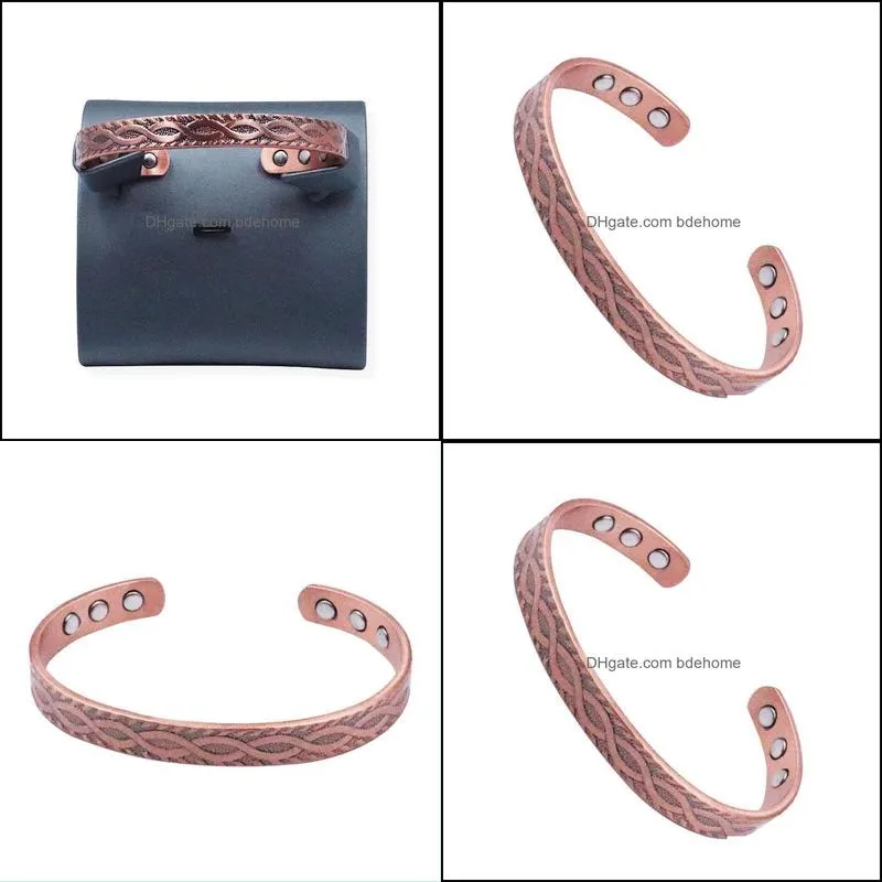 bangle european and american red copper for women 8shaped magnetic metabolism promoting braceletsbanglebangle