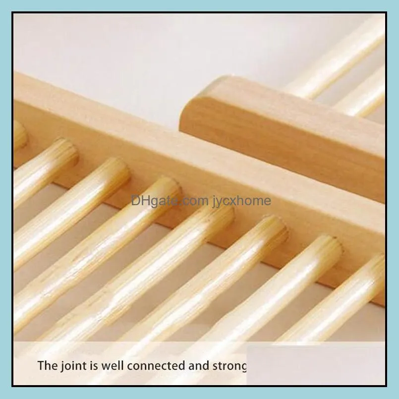 100pcs natural bamboo trays wholesale wooden soap dish wooden soap tray holder rack plate box container for bath shower bathroom 41 s2
