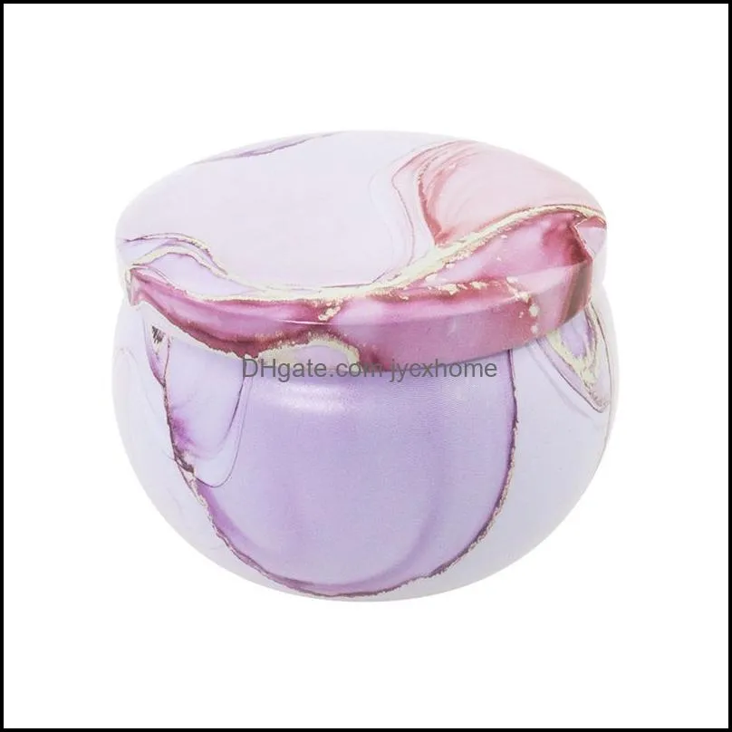 merry christmas pattern metal box circular aromatherapy candle jar scented tea candy packing makou iron case 1 6tb j2