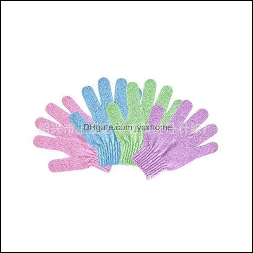 bath gloves hand towels exfoliating scrub mud back rubbing doublesided spa massage body care independent packaging one 318 s2