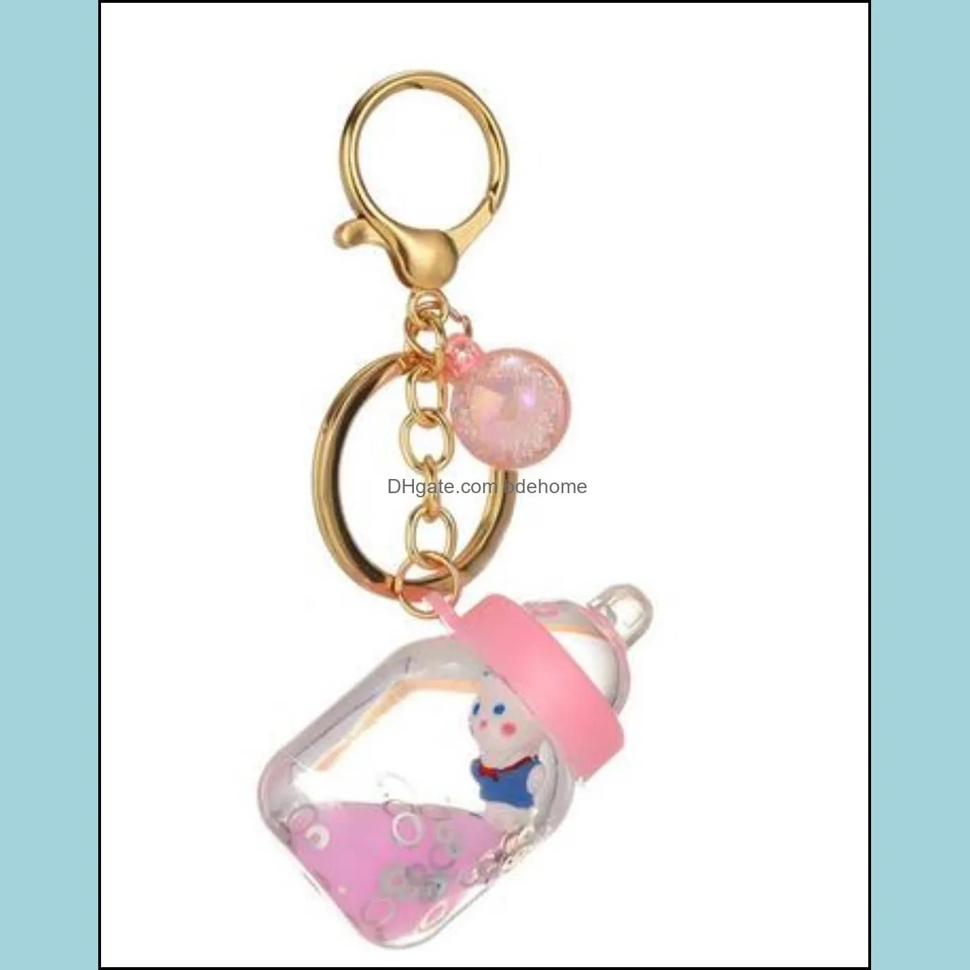 key rings jewelry fashion bling rhinestone medical nurse baby bottle yoyo id holder red enamel love heart shape nursing retractable badge