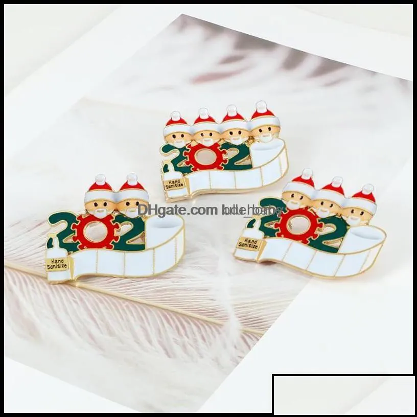 pins brooches jewelry merry christmas enamel pins cute cartoon santa claus badge women men denim lapel festival gift for friends kids