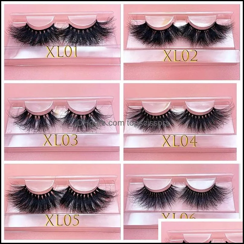 30mm mink lasting lashes dramatic volume lash for makeup extra thick long 3d cruelty false eyelashes