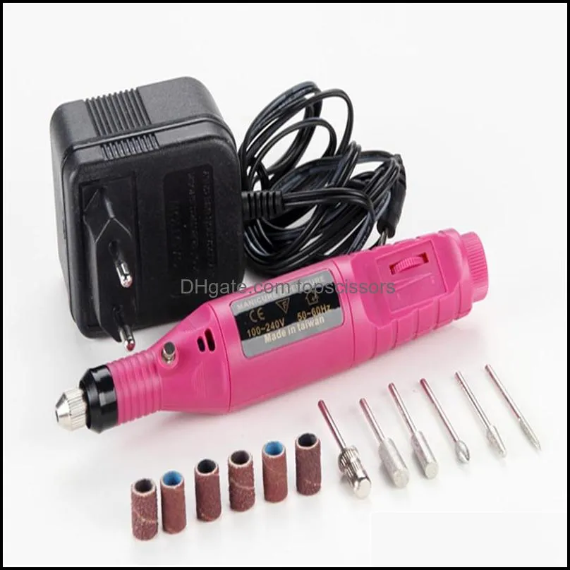 wholesale professional power drill electric manicure machine nail drill pen pedicure file polish shape tool feet care product 1set