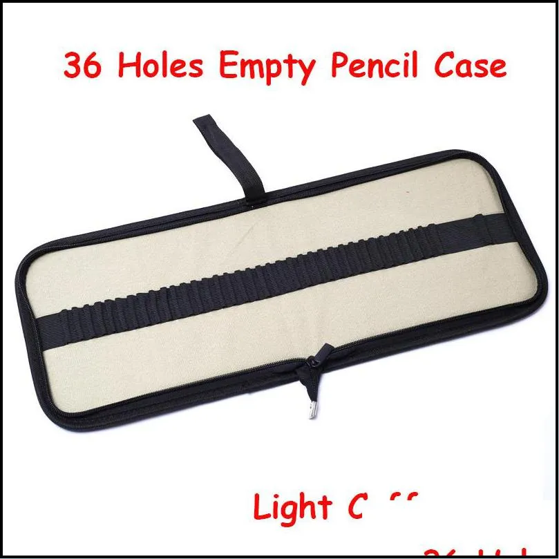 pencil cases 36/72 holes case school for girls boys pen box canvas penal big fold pencilcase large ballpoint bag cartridge penalty1