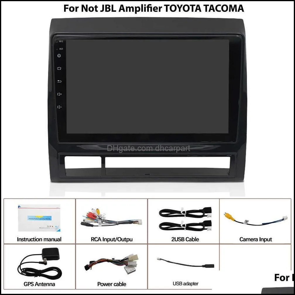 2 din ips android 10 1 car radio multimedia gps navigation navi player for  tacoma hiluxusa 20052013 auto stereo wifi bt