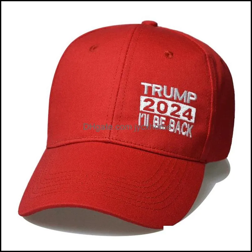 us presidential election cap trump 2024 hat trump letters baseball ball caps keep america great ill be back snapbacks peaked cap 1123