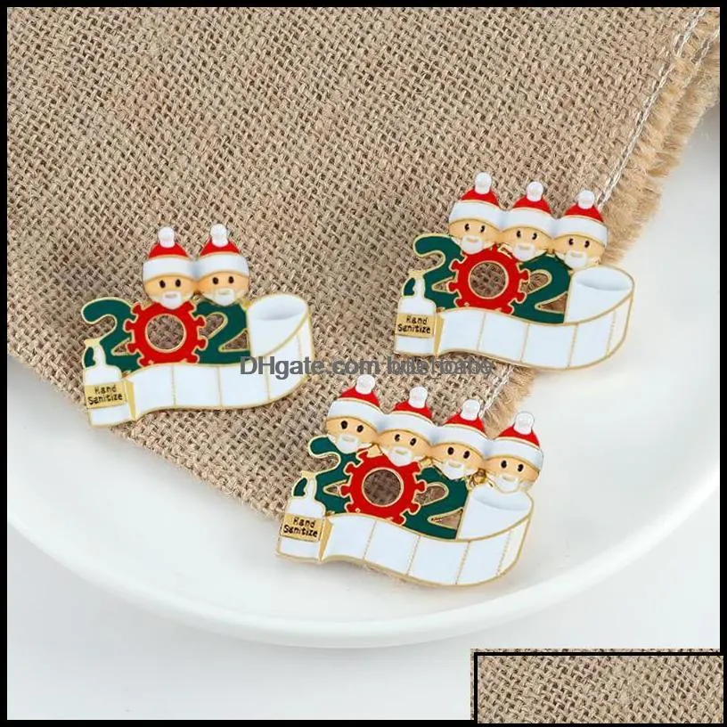 pins brooches jewelry merry christmas enamel pins cute cartoon santa claus badge women men denim lapel festival gift for friends kids