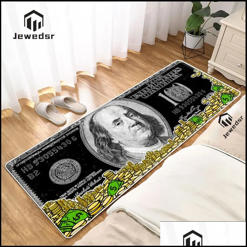 carpet 3d bathroom rug dollar money floor mat hbo kitchen living room rugs bath mats doormats doormat entrance door home hallway