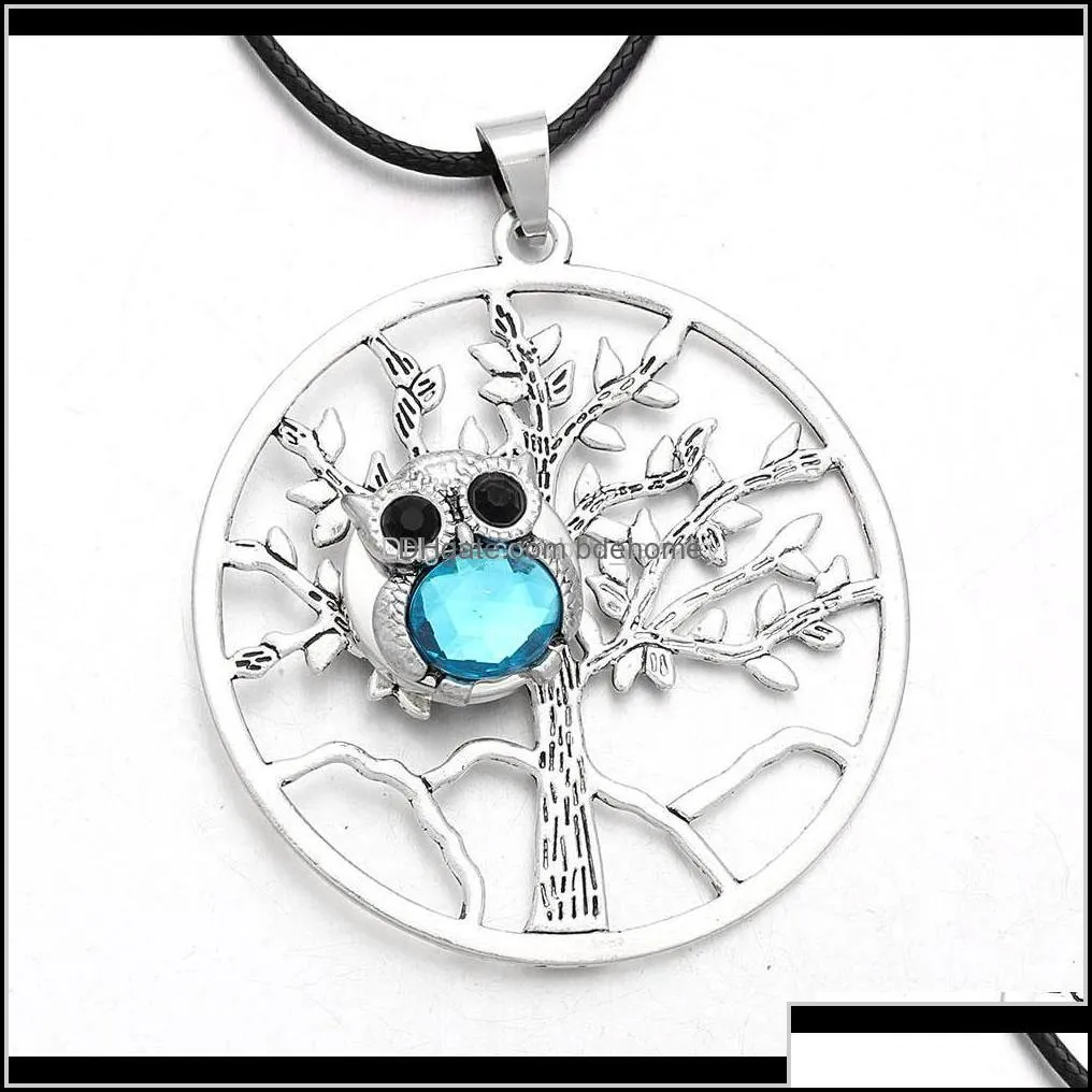 pendant necklaces jewelry pendants of tree snap necklace with chains fit 12mm or 18mm button jewelry dff0562 drop delivery 2021