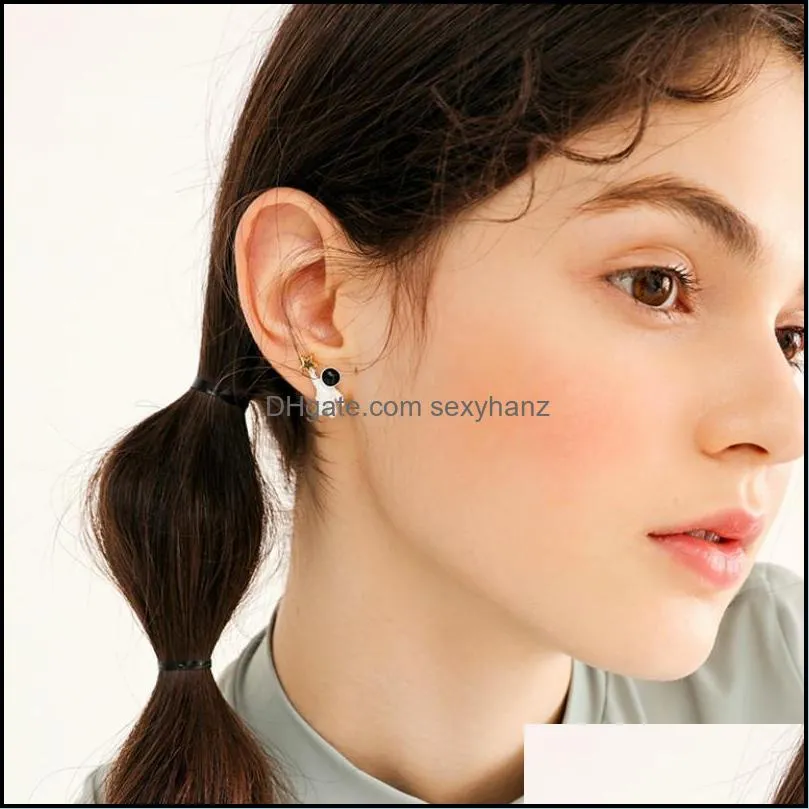 stud 2021 girl cute cartoon 3d astronaut spaceman earrings asymmetrical moon space stars distinctive fashion jewelry