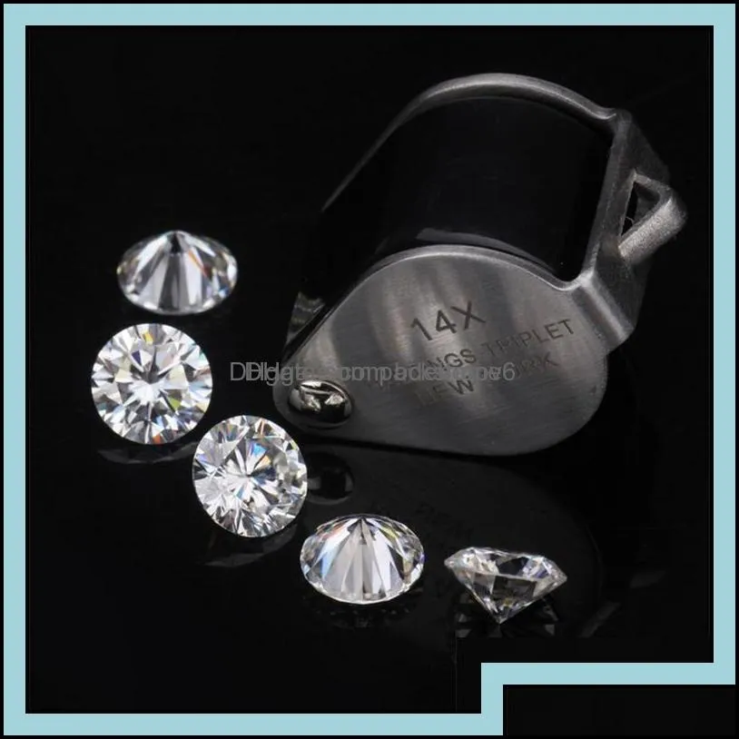 loose diamonds jewelry high quality 3ex cut round 1 12 8mm fire grade moissanite diamond 1ct/lot279c drop delivery 2021 dhcbr