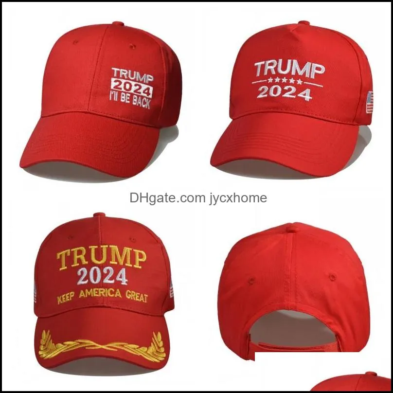 us presidential election cap trump 2024 hat trump letters baseball ball caps keep america great ill be back snapbacks peaked cap 1123