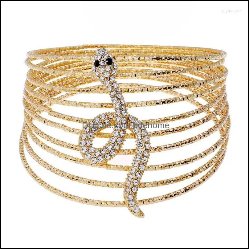 bangle lzhlq snake multilayer wire animal maxi opened resin for women 2022 fashion brand jewelry accessories