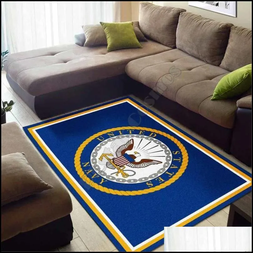 carpets navy seabee area rug 3d all over printed nonslip mat dining room living soft bedroom carpet 01