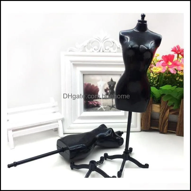 4pcs2 blackadd2 whitefemale mannequin for doll/monster/bjd clothes diy display birthday gift f1nky