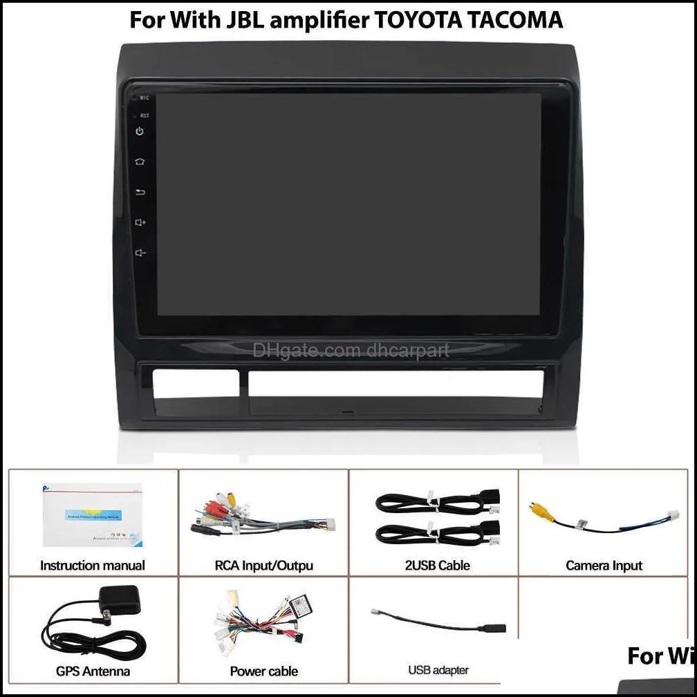 2 din ips android 10 1 car radio multimedia gps navigation navi player for  tacoma hiluxusa 20052013 auto stereo wifi bt