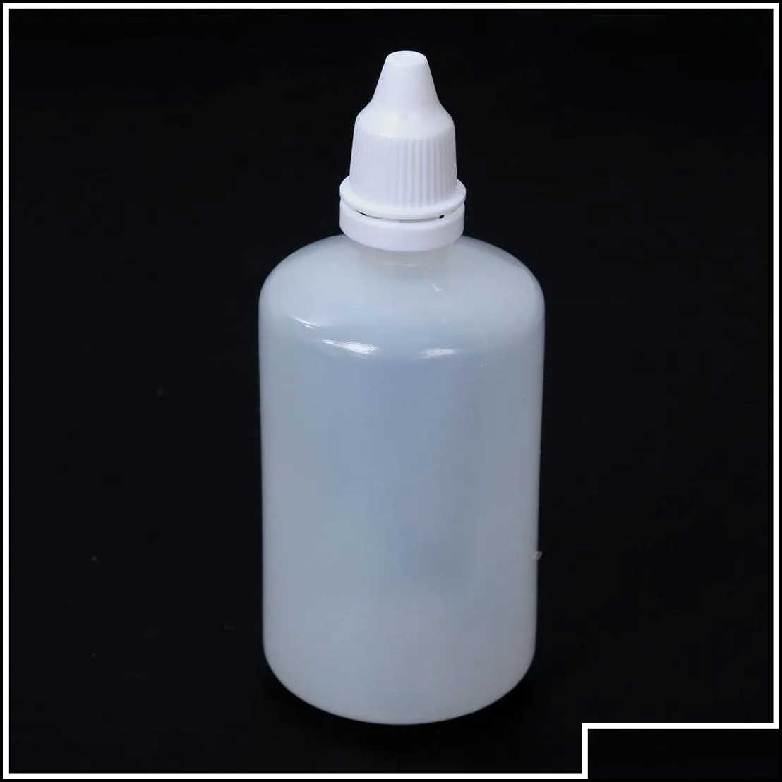 pack of 50 plastic ldpe squeezable dropper bottles eye liquid empty new 100ml capacity