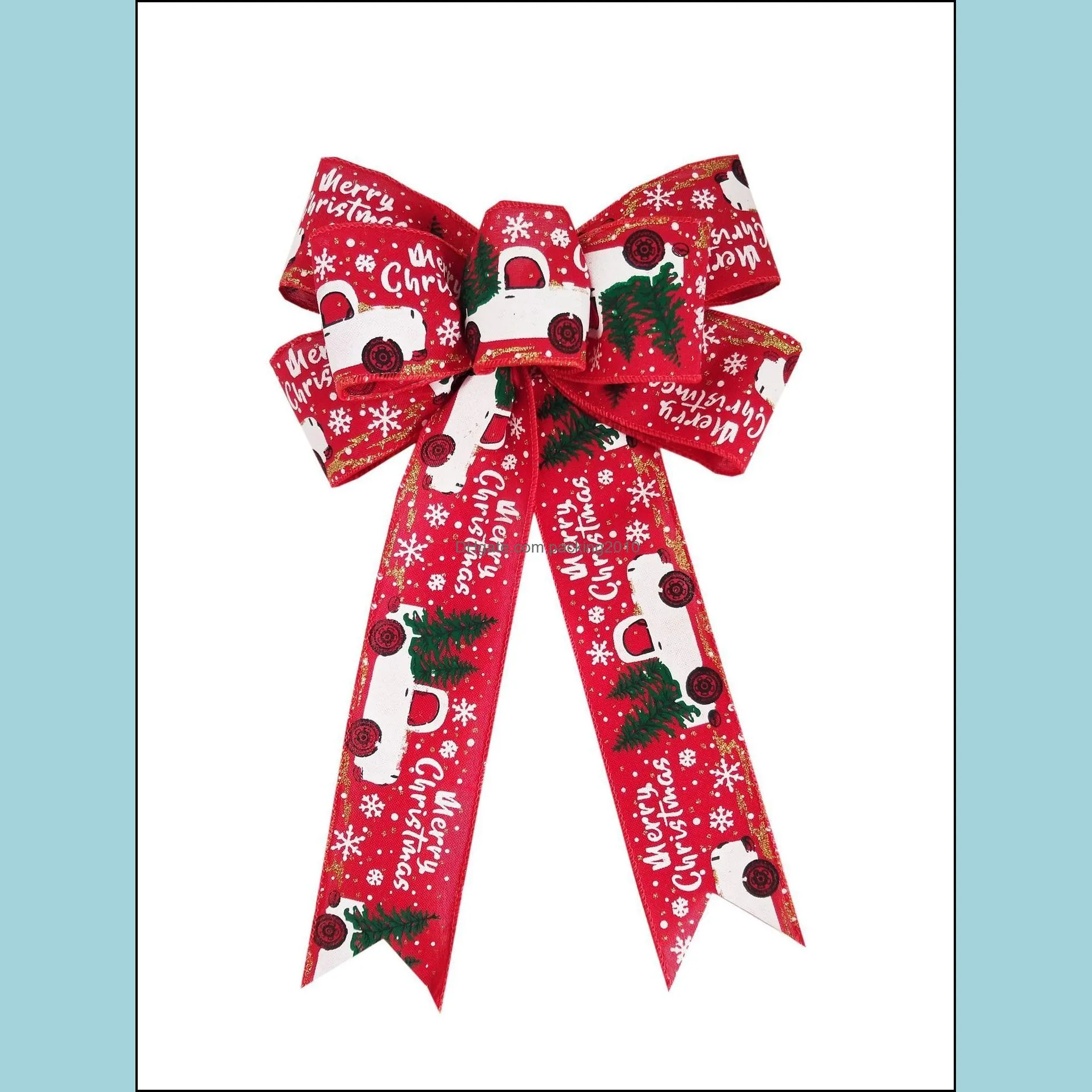 large christmas wreath bowsred black snowflake burlap tree topper bows for christmas front door decorations indoor outdoor