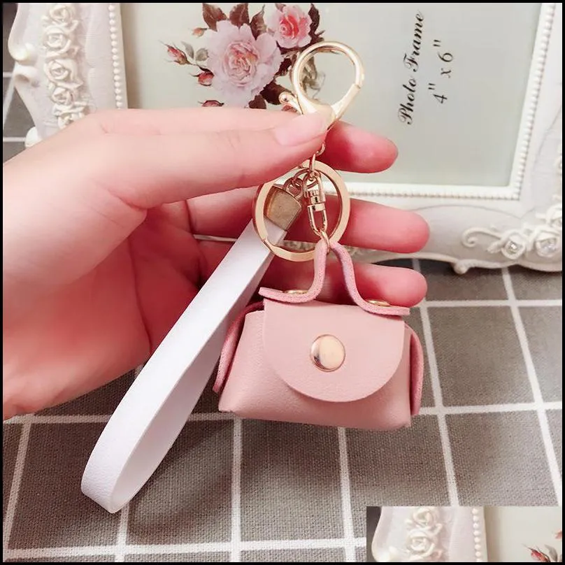 keychains creative keyring fashion cute mini bag key chain women car purse pendant gift decoration jewelry accessories