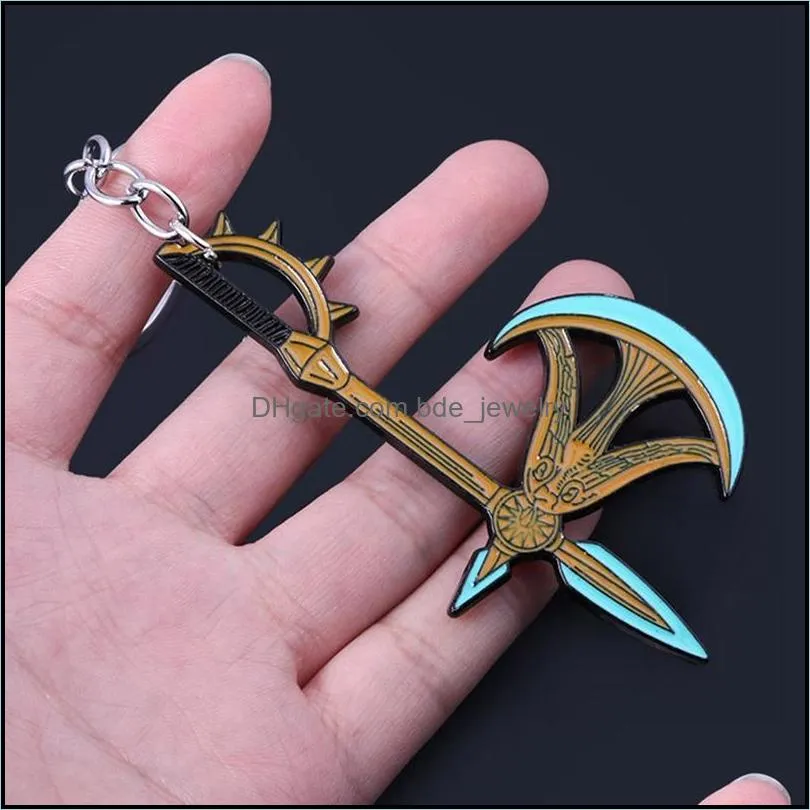 the seven deadly sins axe bottle opener keychain nanatsu no taizai escanor divine axe rhitta key chain for men jewelry