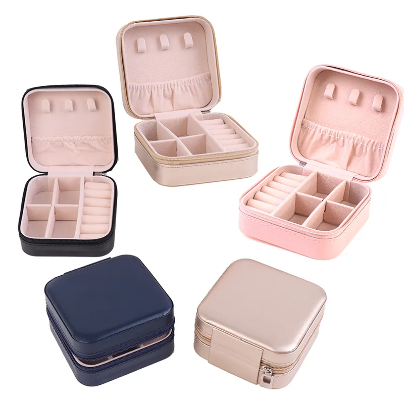 new jewelry organizer display storage box travel earrings necklace ring holder jewelry case boxes