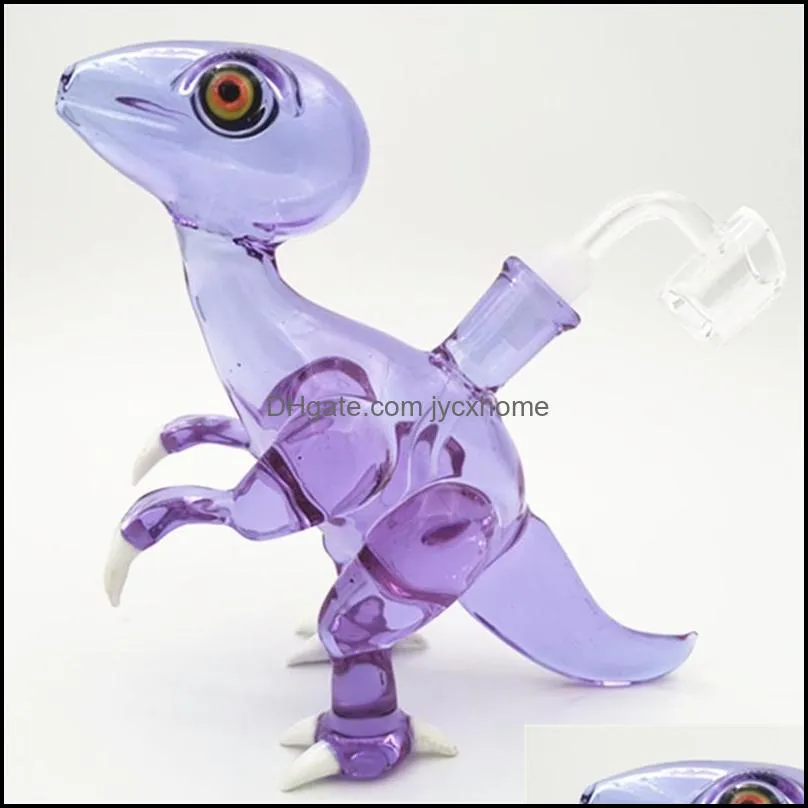 glass dino water rig bong hookah pipes bubbler oil rig wholesale