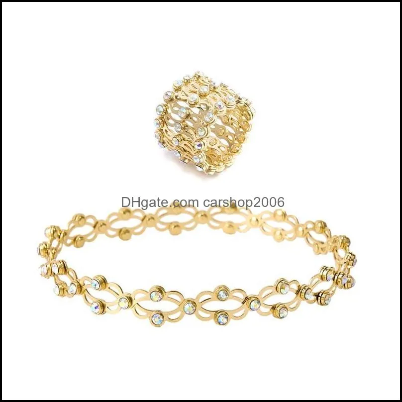 bangle in 1 magic retractable ring bracelet creative stretchable twist folding crystal rings jewelrybangle banglebangle
