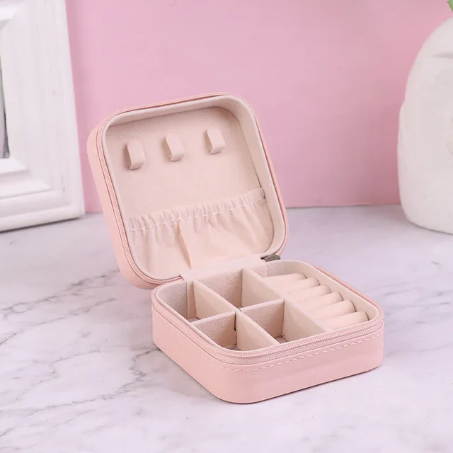 new jewelry organizer display storage box travel earrings necklace ring holder jewelry case boxes