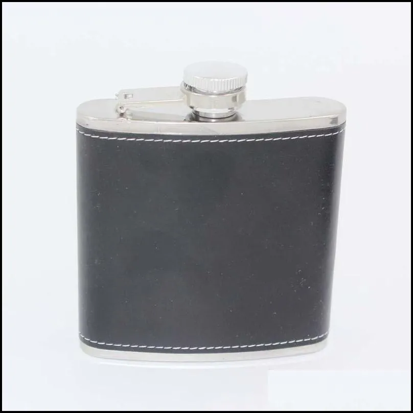 stainless steel mini hip flasks creative leather whiskey exquisite pocket flask easy to carry high quality 7 35ls ff