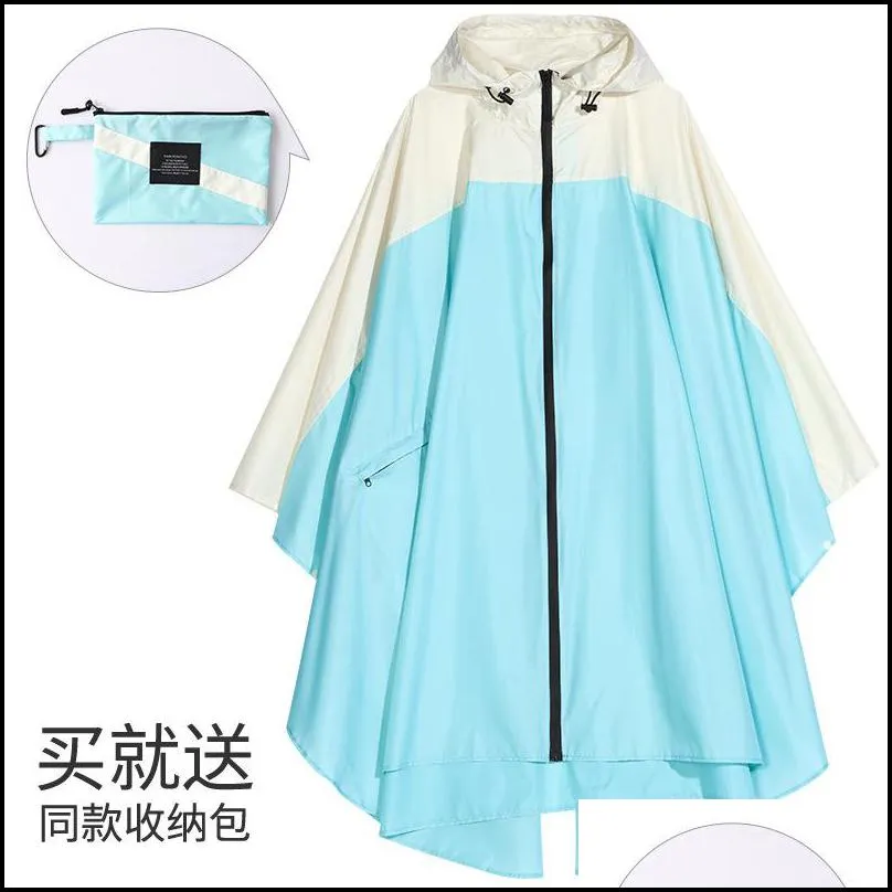 new men women raincoats lightweight poncho fashion colorful waterproof breathable raincoat adults outdoor windproof cloak 386 d3