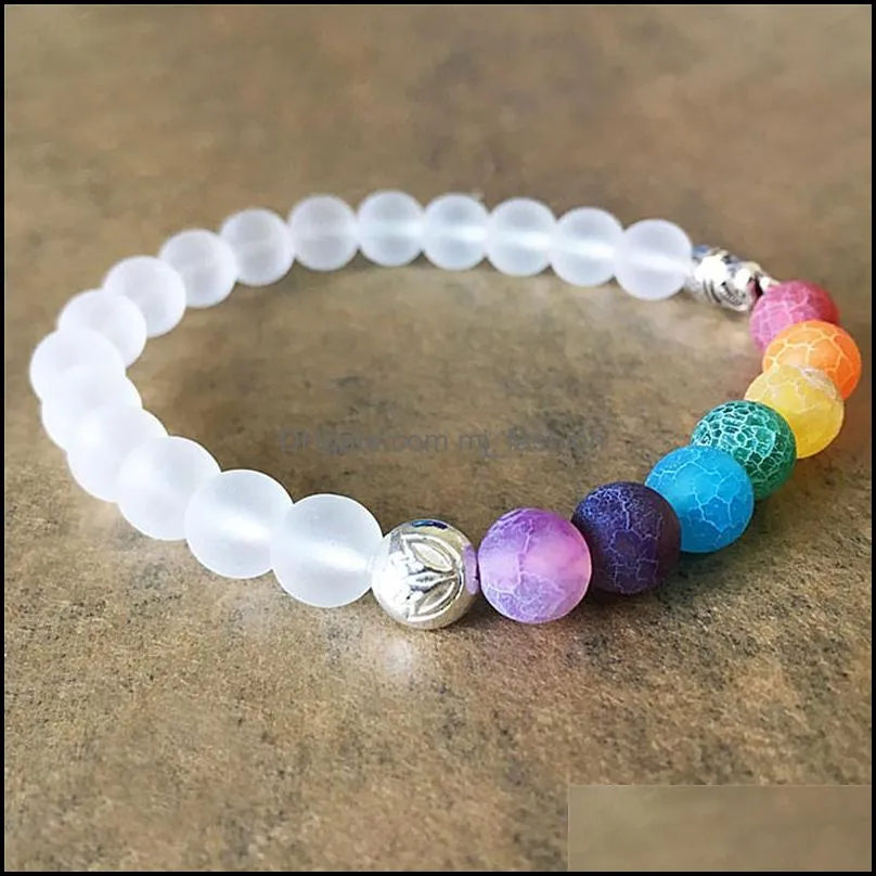 7 chakra elephant charm beaded bracelet mala bead yoga energy bracelet jewelry for men women